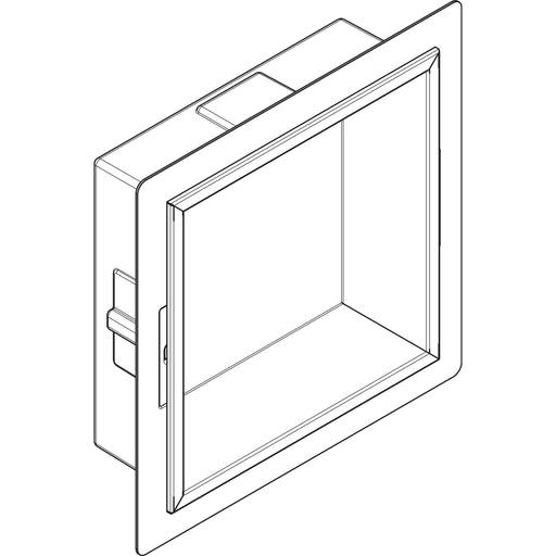 Hansgrohe - XtraStoris Original Wandnische mit integrier.Rah.300 x 300 x 100 mm MSW