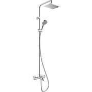 Hansgrohe - Showerpipe 230 1jet VERNIS Shape EcoSmart chrom mit Wannenthermostat