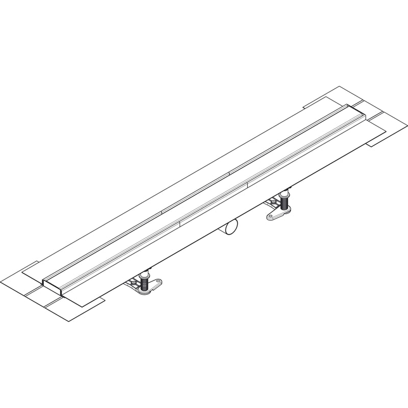 Hansgrohe - Komplettset RainDrain Compact 1000mm f.flache Installation BST