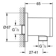 Grohe - Wandanschlussbogen RELEXA 28671 1/2 für 28212 u. 28215 chrom
