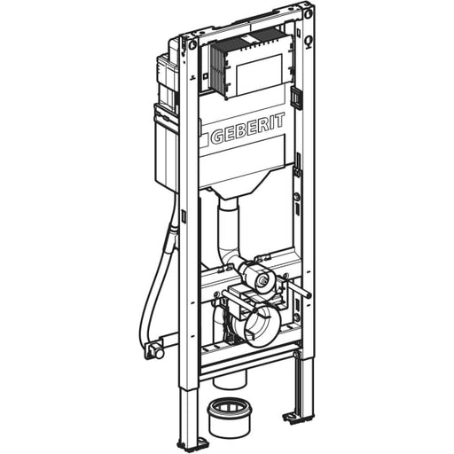 Geberit Vertriebs - Duofix Element f. WWC, 112 cm mit Sigma UP-SPK 12 cm, barrierefrei