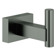 Grohe - Bademantelhaken ESSENTIALS Cube 40511_1 Metall hard graphite gebürstet