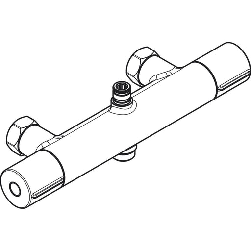Hansgrohe - Brausethermostat Vernis Shape/Blend Showerpipe mattschwarz