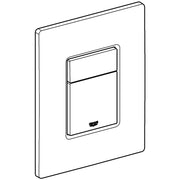 Grohe - WC-Betätigung Skate Cosmopolitan 38845 mit Glasoberfläche frosted white