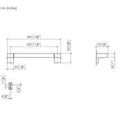 Dornbracht - Wannengriff 300mm IMO 83030670-00 416x133x80 chrom