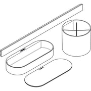 Hansgrohe - Badezimmerset WallStoris mattweiß