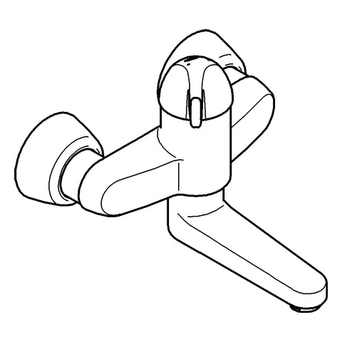 Grohe - WT EHM EUROECO SPECIAL 32792 Wandmontage Ausladung 200mm chrom