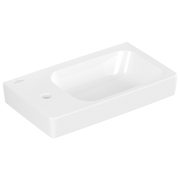 VILLEROY & BOCH - Handwaschbecken Architectura 480x275 mm re-eckig BP re 1HL. m. ÜL. Weiß Alpin
