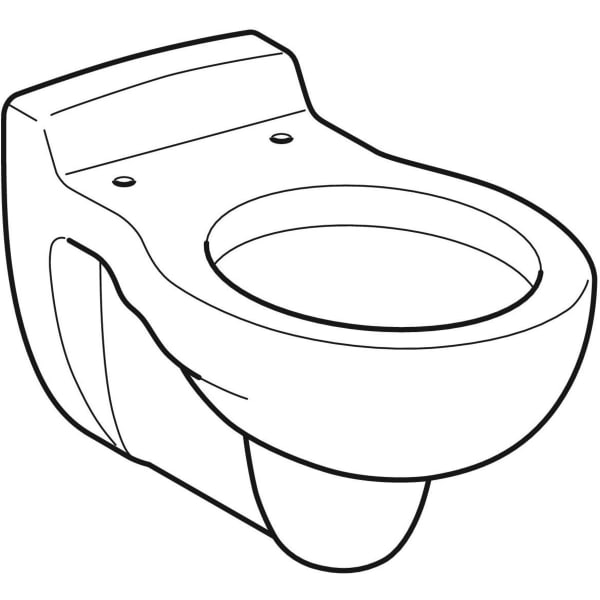 Geberit Vertriebs - Wand-Tiefspül-WC KIND 201700 weiß 6L Abgang waagr