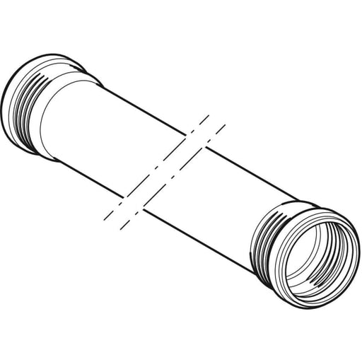 Geberit Vertriebs - Silent-Pro Rohr mit 2 Muffen d125mm L300cm