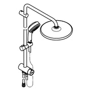 Grohe - Duschsystem TEMPESTA Cosmop. 250 26675 mit Umstellung chrom