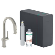 Hansgrohe - SodaSystem 210 Aqittura M91 Ausziehauslauf 1j sBox Starter Set ST
