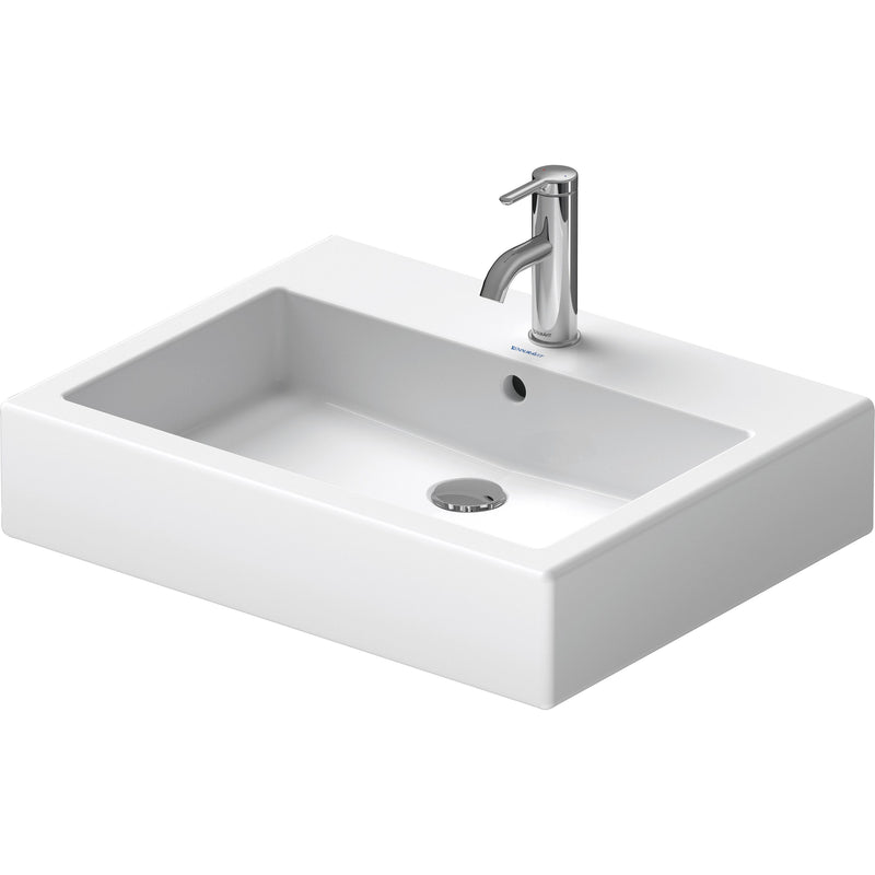 Duravit - Waschtisch VERO 600x470mm 045460 m.ÜL, 1 HL, geschl., weiß