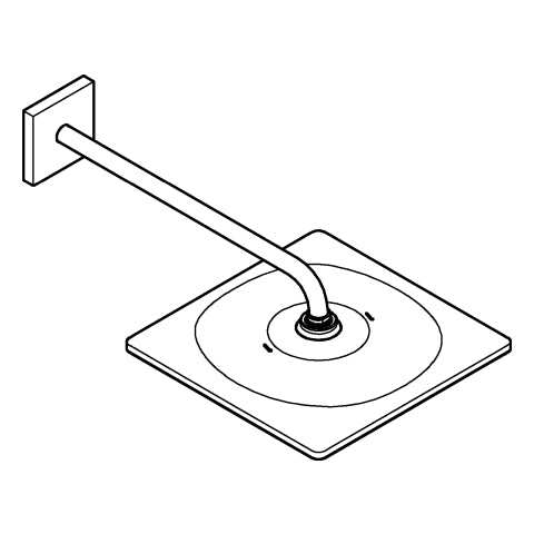 Grohe - Kopfbrauseset Rainshower 310 Mono Cube 26564 BA 422mm 9,5l/m. cool sunrise