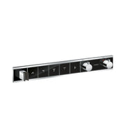 Hansgrohe - Thermostat Unterputz RAINSELECT Fertigset 5 Verbraucher schwarz/chrom