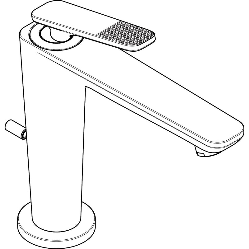 Hansgrohe - Waschtischm.125 Axor Citterio C CoolStart m.Zugst.Cubic cut MSW