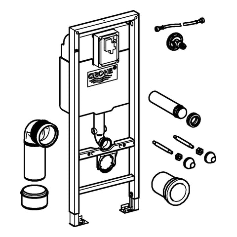 Grohe - WC-Element RAPID SL 38675 BH:1,13m behindertenger. Ausf. SPK 6 l