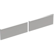 Geberit Vertriebs - Schubladenfront Platin, 2 Stück ICON WTU 840322