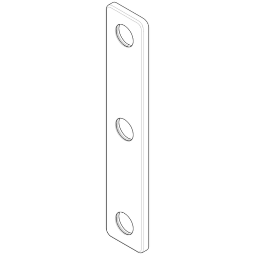 Dornbracht - Rosette Ersatzteile 091101078 55,5 x 295 mm chrom