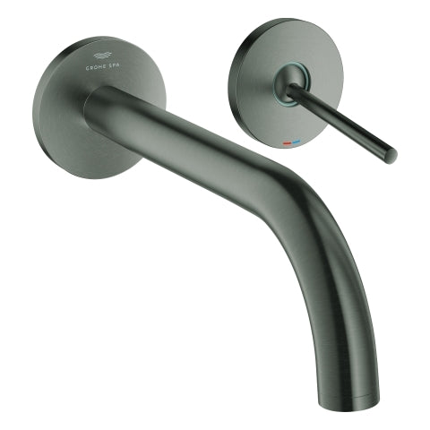 Grohe - 2-L-WT-Wandbatterie Atrio 29406 FMS Ausladung 221mm hard graphite geb