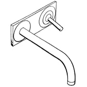 Hansgrohe - Fertigset Wascht. EHM UP AXOR UNO 2 38115 chrom Auslauf 225