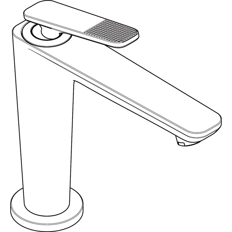 Hansgrohe - Waschtischm.125 Axor Citterio C CoolStart Ablaufgar.cubic cut MSW