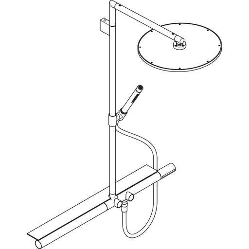 Hansgrohe - Showerpipe 800 AXOR chrom