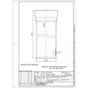 Lorowerk - Rohr 01301.X DN 125x500mm mit 1 Muffe