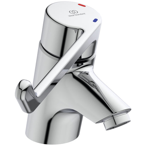 Ideal Standard - WT-Sicherheitsarmatur CERAPLUS B8221A Bedienhebel 180mm o.Ablaufg.chrom