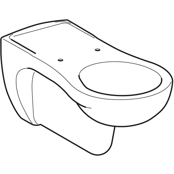 Geberit Vertriebs - Wand-WC tief VITALIS 201500 weiß Ktect 6L