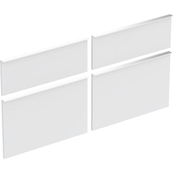 Geberit Vertriebs - Schubladenfront Alpin matt, 4 Stück zu ICON 841520