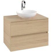 VILLEROY & BOCH - Konsolen-Unterschrank 800mm f AWT 2 Ausz 1 Aussch mLB C516H1 VJ Nordic Oak