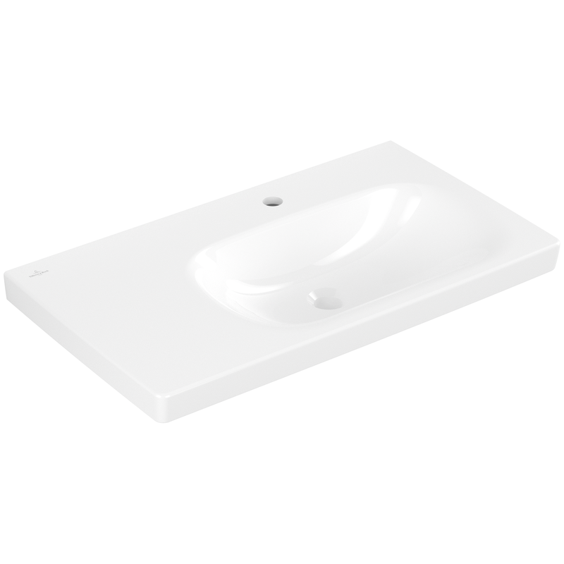 VILLEROY & BOCH - SchrankWT Skyla 5A52R2 800x460mm re-eckig BP re 1HL. o. ÜL. Weiß Alpin