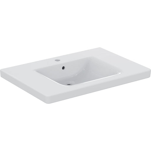 Ideal Standard - Waschtisch CONNECT FREEDOM,1Hl.,m.Ül. ,unterfahrbar, 800x555x165mm,Weiß mit IP