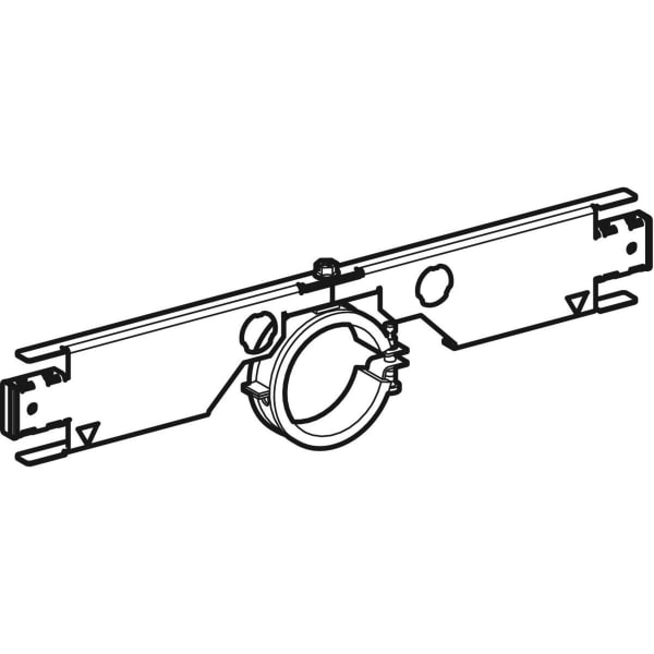 Geberit Vertriebs - Traverse mit Rohrschelle d59/64 für Urinal