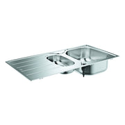Grohe - Edelstahlspüle K200 31564_1 mit 1,5 Becken Abtropffläche 965x500mm