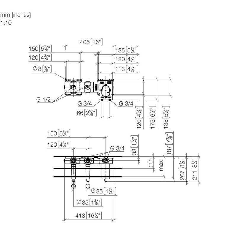 Dornbracht - UP-Therm. modul UP-Produkte 35524970 3/4