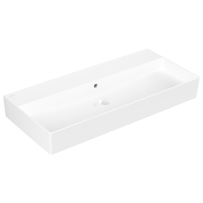 VILLEROY & BOCH - Waschbecken Memento 2.0 1000x470mm Rechteck m. ÜL. Weiß Alpin CeramicPlus