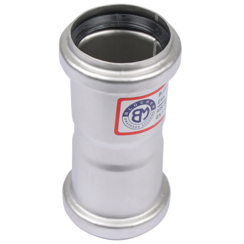 BLÜCHER - BL�CHER Edelstahl Doppelmuffe DN50 (V2A)