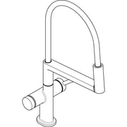 Hansgrohe - Spültischmischer Talis Select M54 PowderSpray 3jet mattschwarz