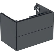 Geberit Vertriebs - ONE Unterschrank für WT/-Platte 2 Schubl., 74x50,4x47cm, schwarz matt
