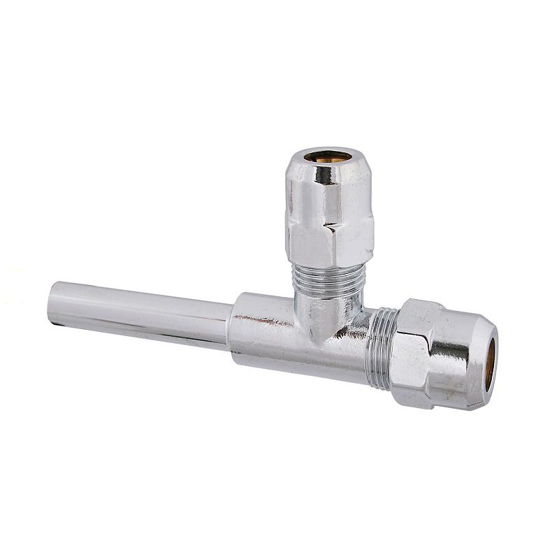 Schlösser Armaturen - WAS-T-Abzweigstück 3/8 f.Eckventile 1397.19910 verchromt