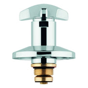 Grohe - Oberteil 3/4 für UP-Ventil 11505 Trecorn Griff Mark. rot 3/4 chrom