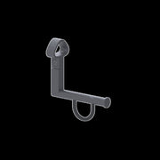 Normbau - Cavere Papierrollenhalter 7449110 Anthrazit-Metallic