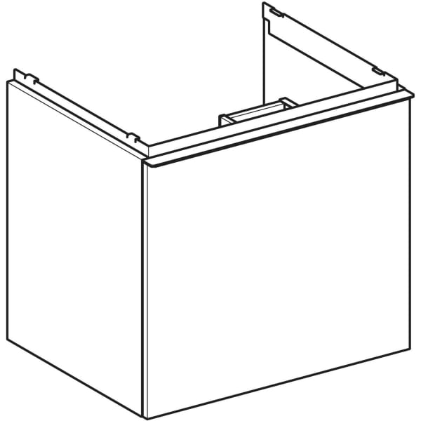 Geberit Vertriebs - Acanto US für WT B:60cm, 1 Schubl. 1 i.Schubl., lava matt