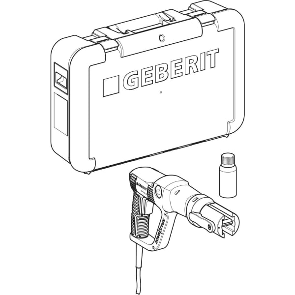 Geberit Vertriebs - EFP 203 Pressgerät im Koffer 230 V / 50-60 Hz, Komp. 2 Mapress/Mepla