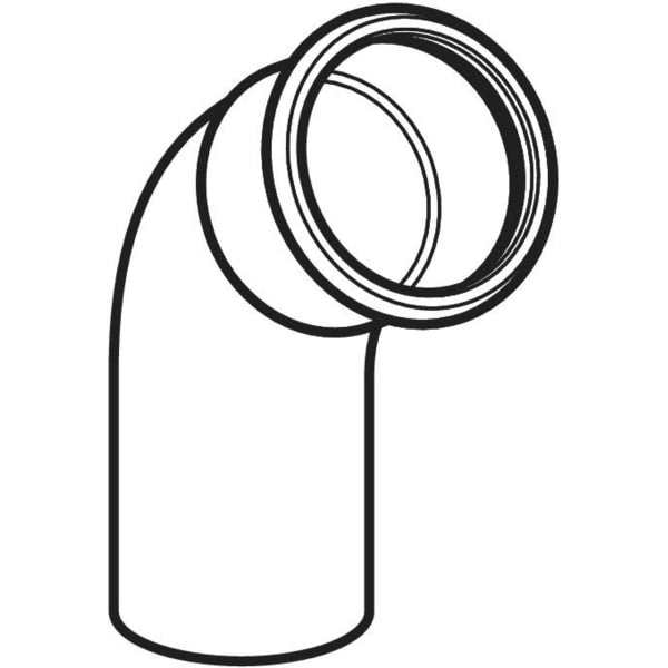 Geberit Vertriebs - Niro Bogen 60 Grad IA Durchmesser: 88,9mm, # 36179