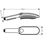 Hansgrohe - Hundeduschbrause 150 3jet DogShower mattweiß