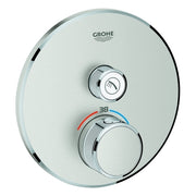 Grohe - Thermostat GROHTHERM SmartControl 29118 FMS rund 1 ASV supersteel