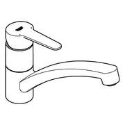 Grohe - EH-Spültischbatterie BauEco 31680 flacher Auslauf GROHE ZERO chrom